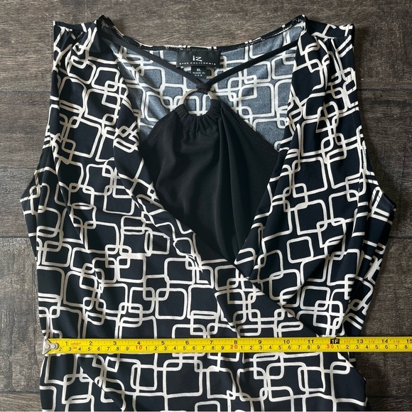 Vintage 90s/00s black and white patterned top - Picture 3 of 6